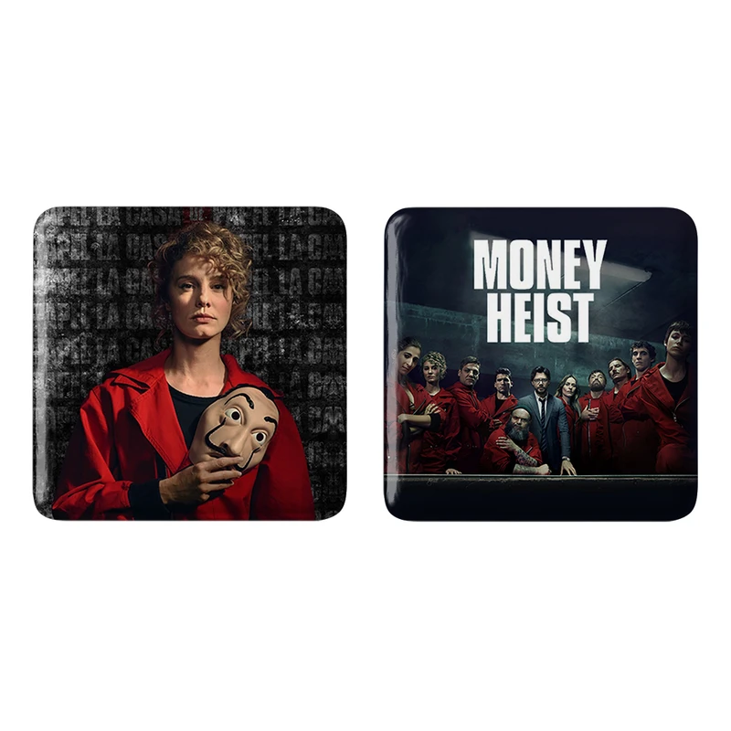 مگنت خندالو مدل مونیکا سریال Money Heist کد 32223236 مجموعه 2 عددی