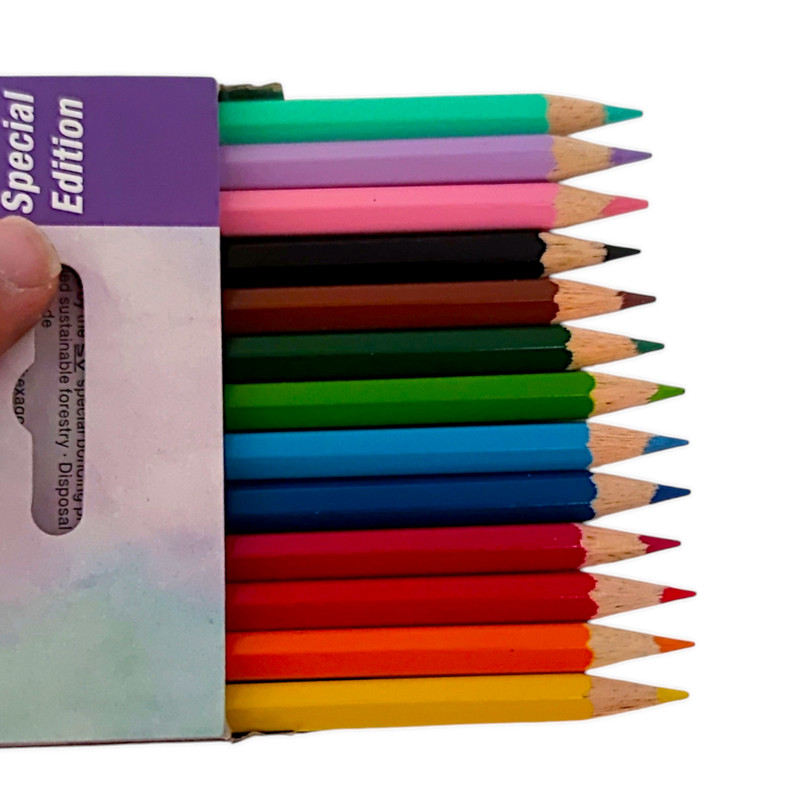 مداد رنگی 13 رنگ فابر کاستل مدل پاستلی کد 392