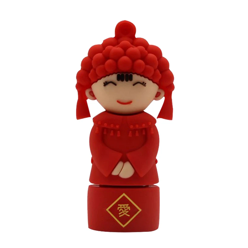 فلش مموری طرح عروس چینی مدل Ul-ch wedd01 ظرفیت 32 گیگابایت