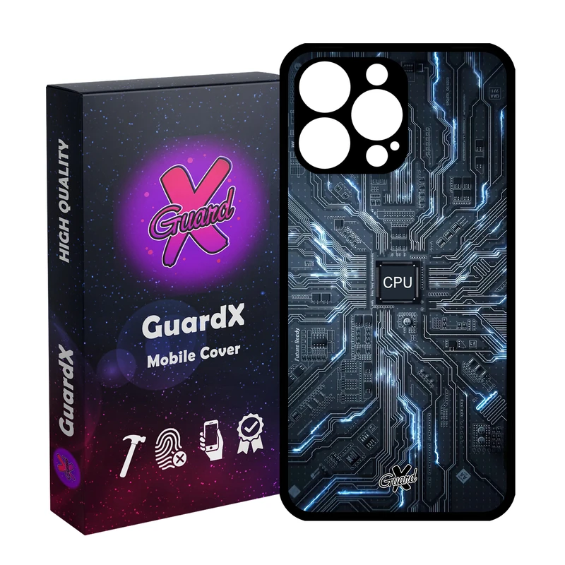 کاور گارد ایکس طرح CPU مدل Glass10504 مناسب برای گوشی موبایل اپل iPhone 14 Pro Max