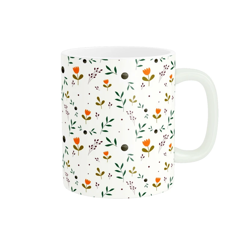 ماگ پاد آفرین طرح گل کد 5871