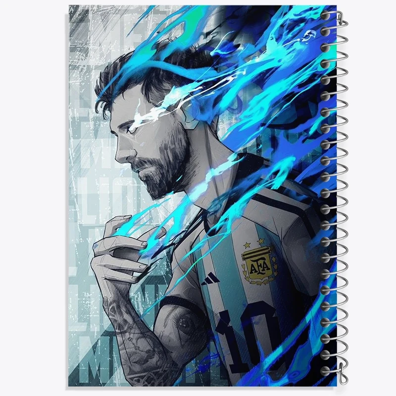 دفتر نت موسیقی 50 برگ خندالو مدل لیونل مسی کد F1094