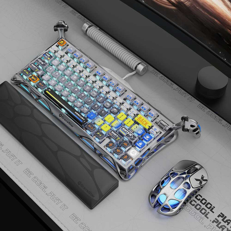 کیبورد مخصوص بازی گراوا استار مدل Mercury K1 Pro