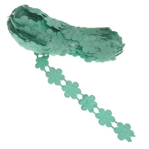 نوار یراق مدل گل ساتن کد Y4812 طول 6 متر