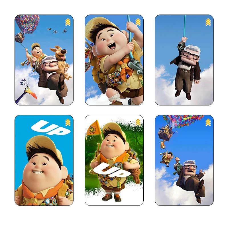 استيکر کارت کارنيکا طرح Up کد 32212 مجموعه 6 عددی