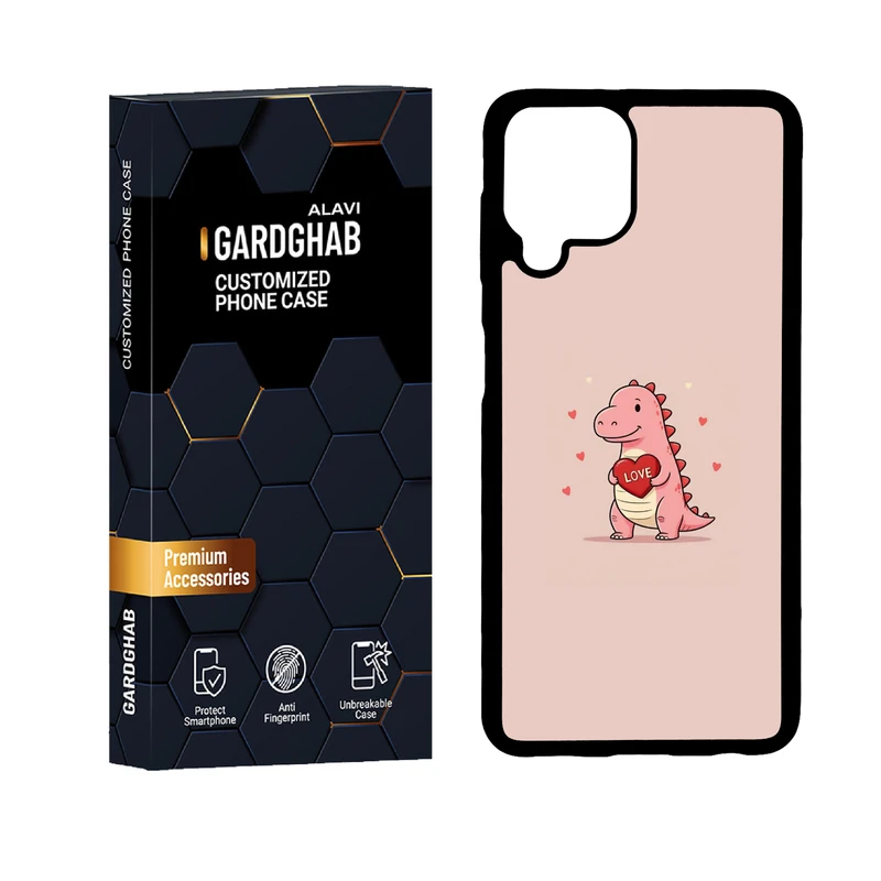 کاور گارد قاب علوی مدل دور ژله ای عاشقانه مناسب برای گوشی موبایل سامسونگ Galaxy A22 4G