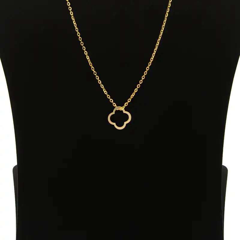 گردنبند طلا 18 عیار زنانه مانچو مدل sfgs015n