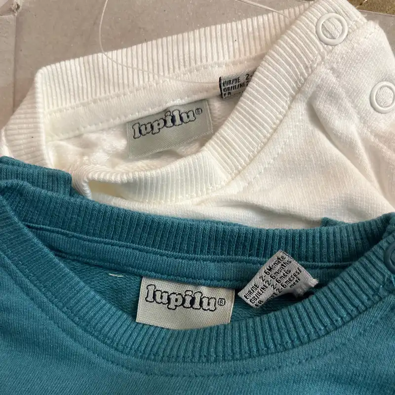 سویشرت نوزادی لوپیلو مدل جوجه تیغی کوچولو مجموعه دو عددی