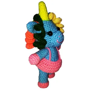 عروسک بافتنی مدل اسب شاخدار