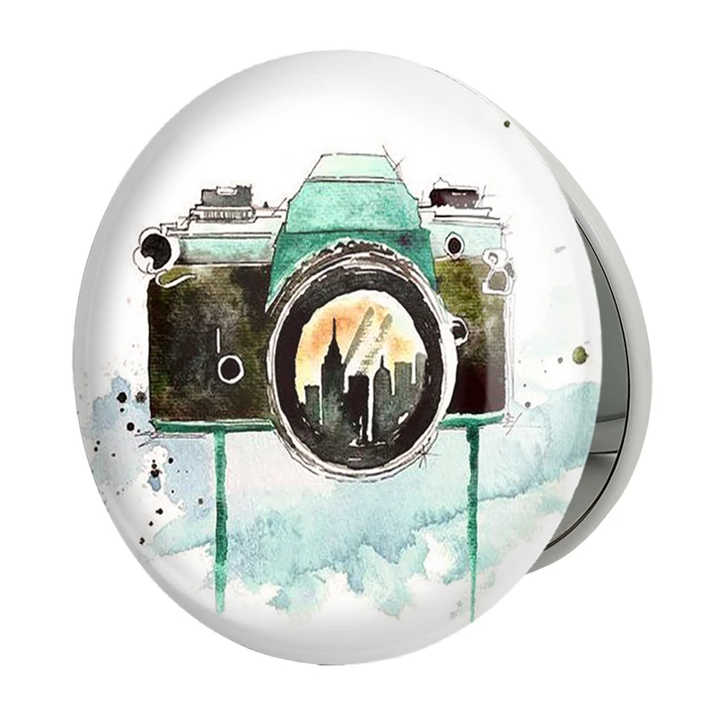 آینه جیبی خندالو طرح دوربین مدل تاشو کد 1762 