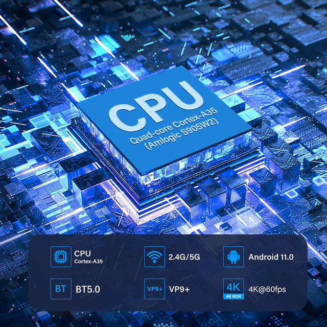 اندروید باکس آ‌95‌ایکس مدل A95X W2 4K 4/64GB