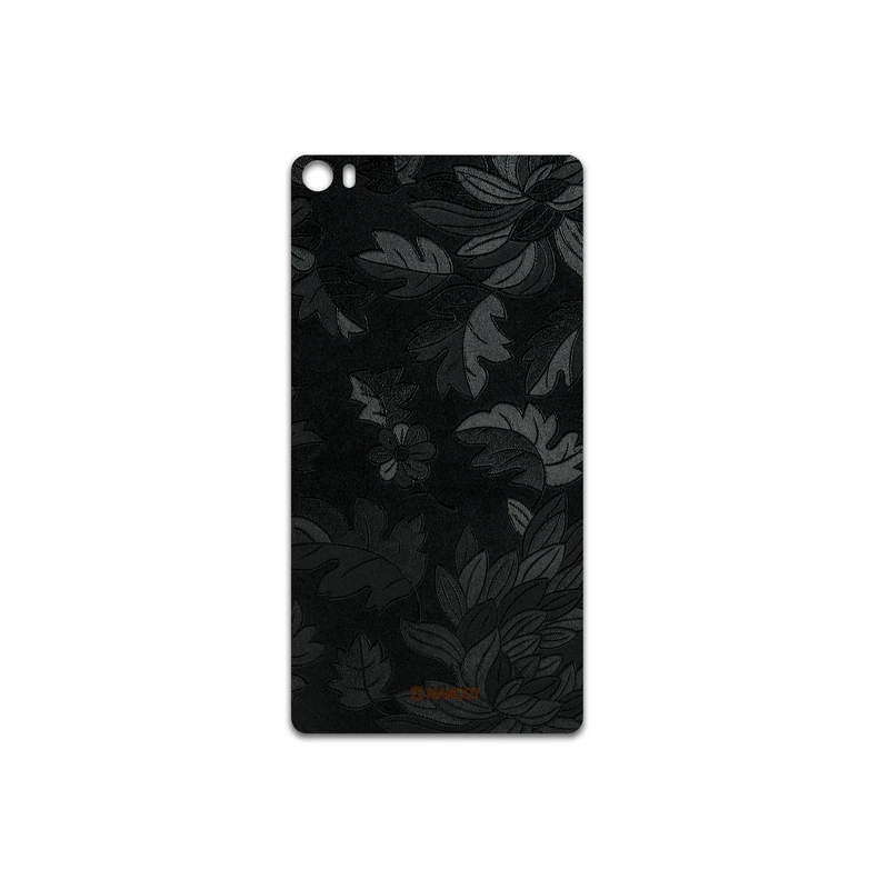 برچسب پوششی ماهوت مدل Black-Wildflower مناسب برای گوشی موبایل هوآوی P8 Max