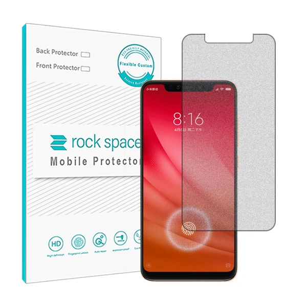 محافظ صفحه نمایش مات راک اسپیس مدل HyMTT مناسب برای گوشی موبایل شیائومی Mi 8 Screen Fingerprint