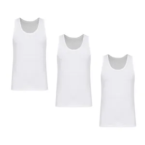 زیرپوش رکابی یقه گرد مردانه آیدا جید مدل نخ پنبه کد 5330 -3 بسته 3 عددی