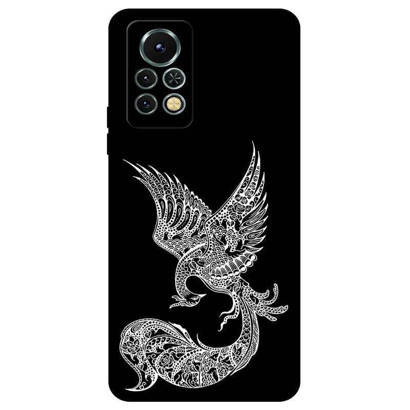 کاور مگافون طرح ققنوس مدل 1629 مناسب برای گوشی موبایل اینفینیکس Note 11s / 11 Pro