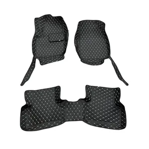 کفپوش پنج‌بعدی خودرو مدل چرم گلدوزی مناسب برای تویوتا کرولا