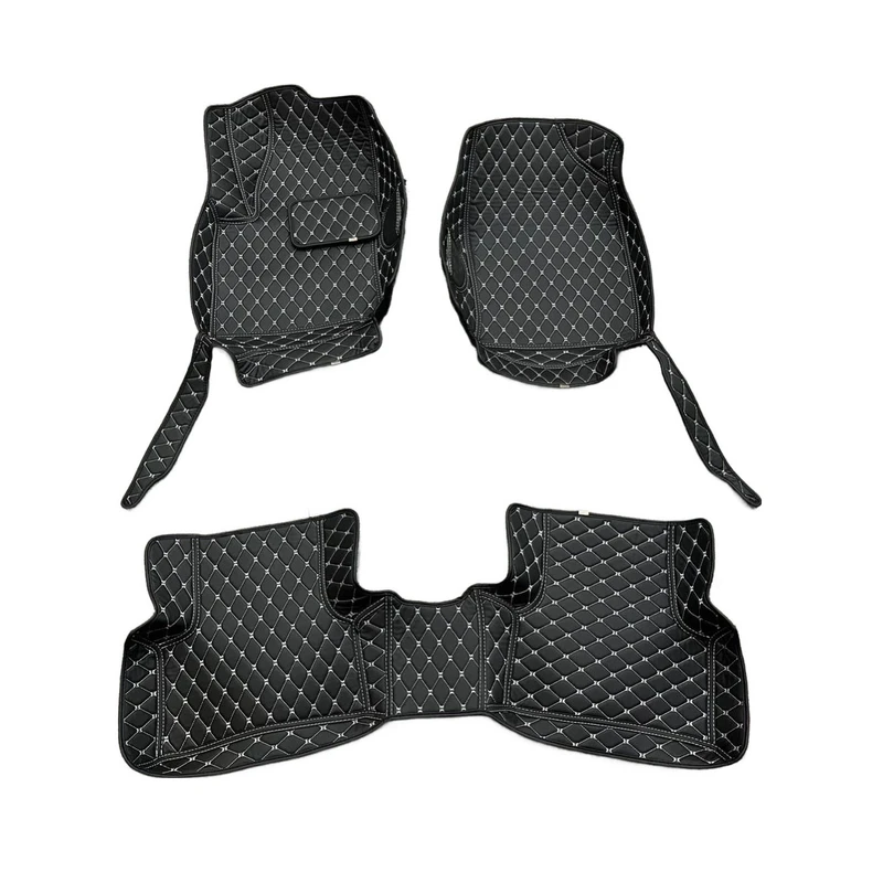 کفپوش پنج‌بعدی خودرو مدل چرم گلدوزی مناسب برای تویوتا کرولا