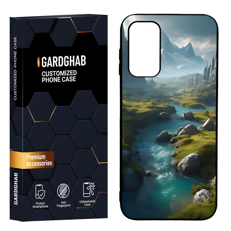 کاور گارد قاب مدل هنری مناسب برای گوشی موبایل سامسونگ Galaxy A14