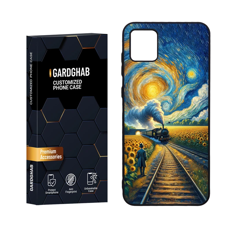 کاور گارد قاب مدل دورژله ای هنری مناسب برای گوشی موبایل سامسونگ Galaxy A04 4G