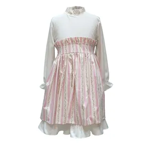 پیراهن دخترانه ملیران کد 99-50 رنگ صورتی