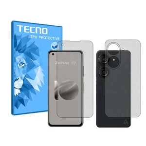 Tecno Resistant model Matte screen protector suitable for Asus Zenfone 10 mobile phone along with the back of the phone