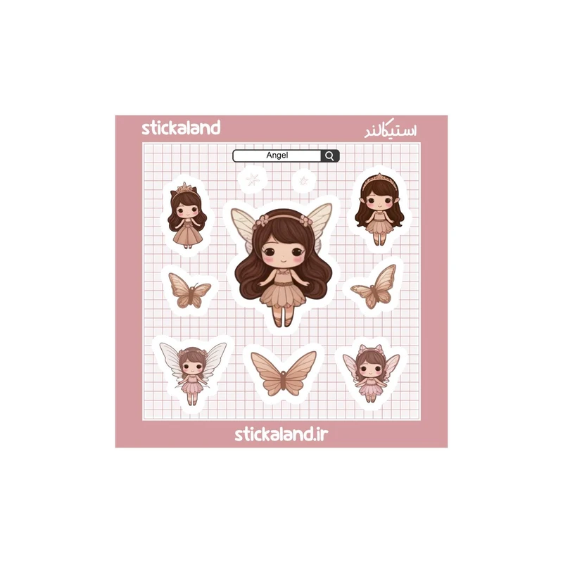استیکر استیکالند مدل استیکرپک فرشته کد 43657f