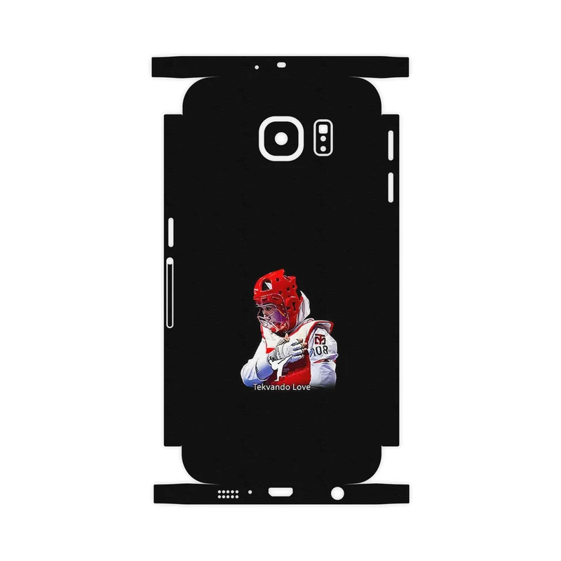 برچسب پوششی ماهوت مدل Tekvando-FullSkin مناسب برای گوشی موبایل سامسونگ Galaxy S6 Edge