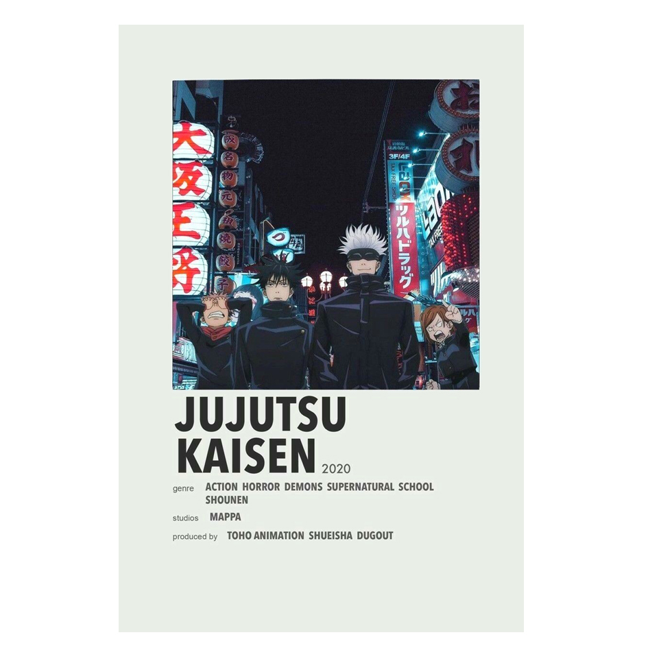 پوستر مدل انیمه جوجوتسو کایسن Jujutsu Kaisen کد 339