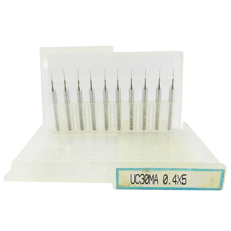 مته کارباید یونیون تول مدل S-04 سایز  0.4 میلی متر مجموعه 10 عددی