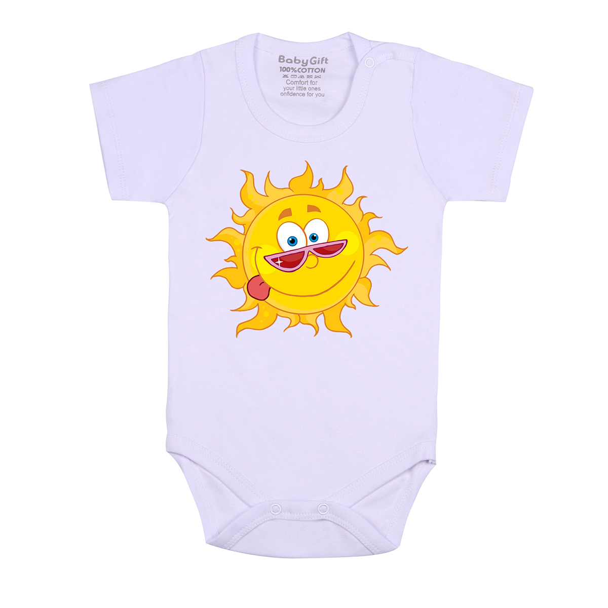 بادی آستین کوتاه نوزادی کد 501