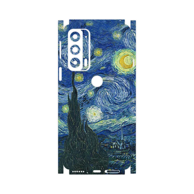 برچسب پوششی ماهوت مدل The Starry Night of van Gogh-FullSkin مناسب برای گوشی موبایل موتورولا Edge 20