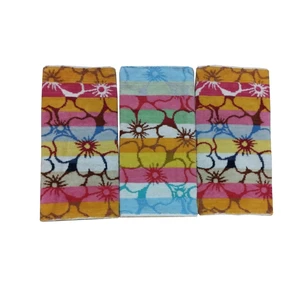 حوله دستی آلامع طرح flower سایز 40×80 مجموعه 3 عددی