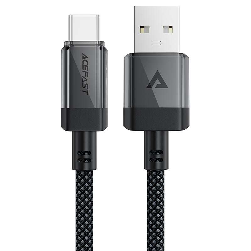 کابل USB به USB-C ایس فست مدل C12-04 طول 1.2 متر کابل USB به USB-C ایس فست مدل C12-04 طول 1.2 متر