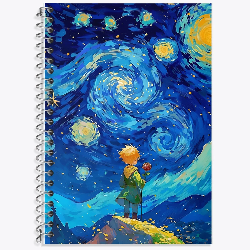 دفتر لغت 50 برگ خندالو طرح شازده کوچولو کد N3812