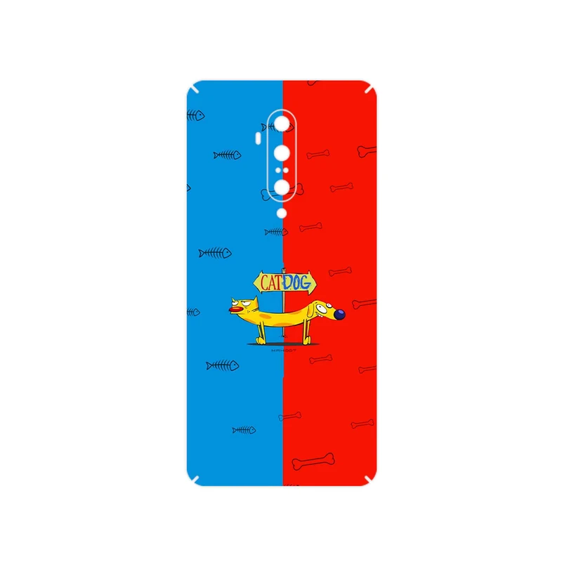 برچسب پوششی ماهوت مدل CatDog مناسب برای گوشی موبایل وان پلاس 7T Pro