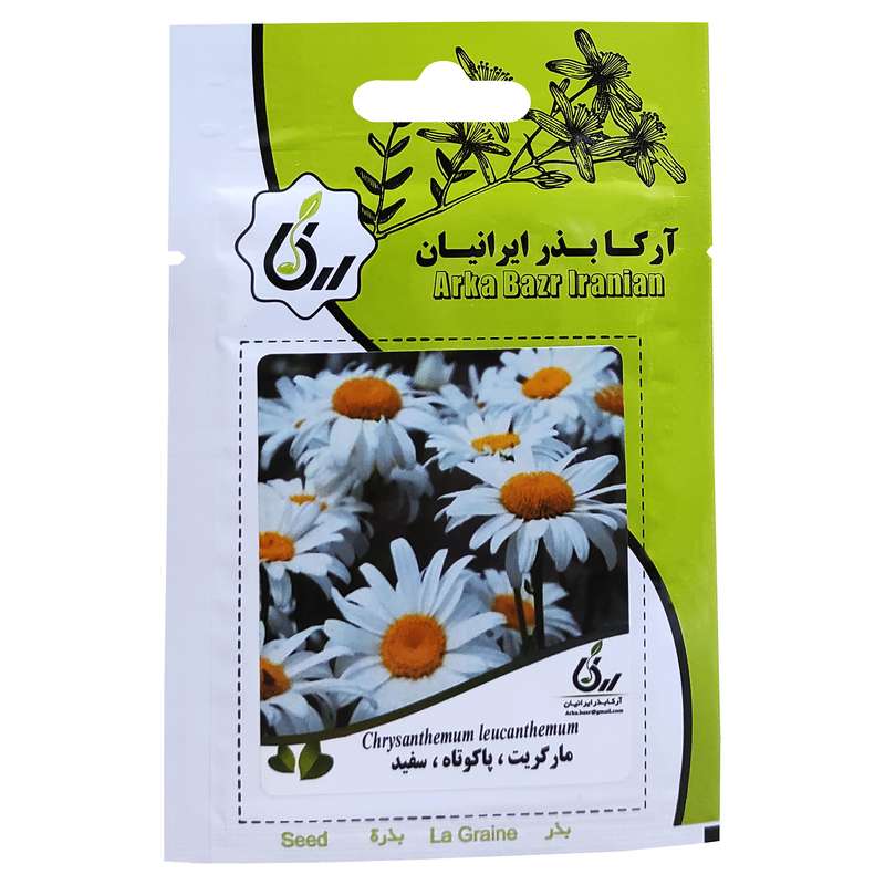 بذر گل مارگریت پاکوتاه سفید آرکا بذر ایرانیان کد ARK-083