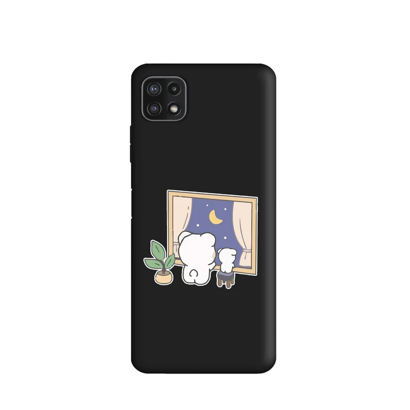 کاور قاب گارد طرح پاندا کد m7353 مناسب برای گوشی موبایل سامسونگ Galaxy A22 5G