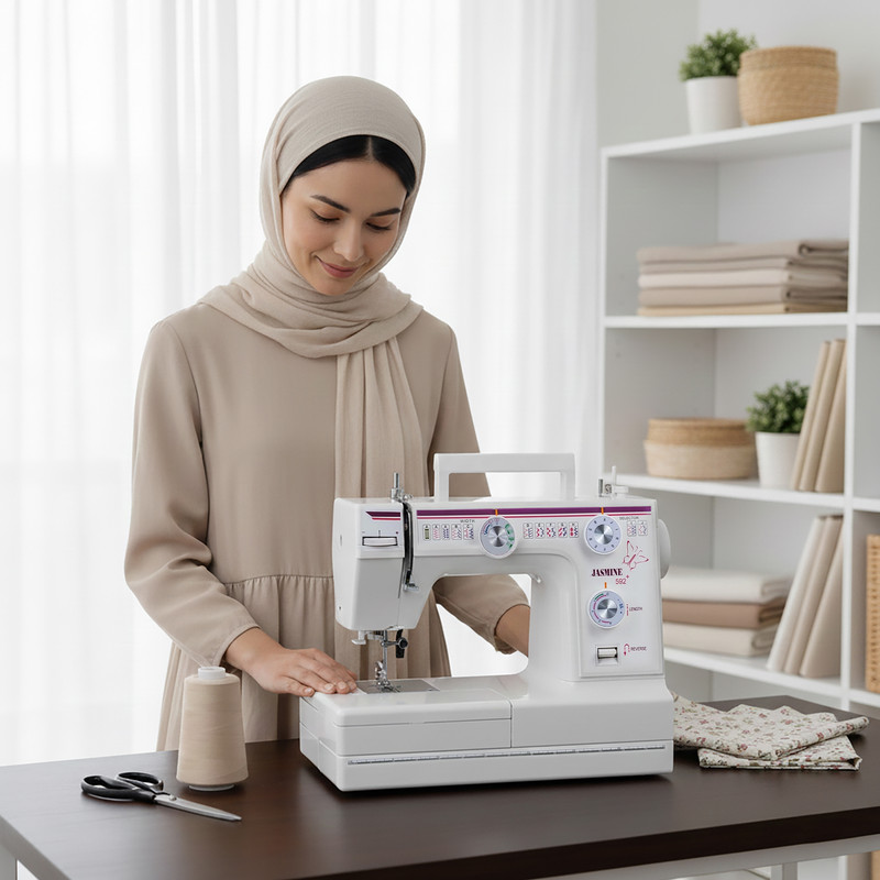 چرخ خیاطی کاچیران مدل یاسمین 592 پلاس