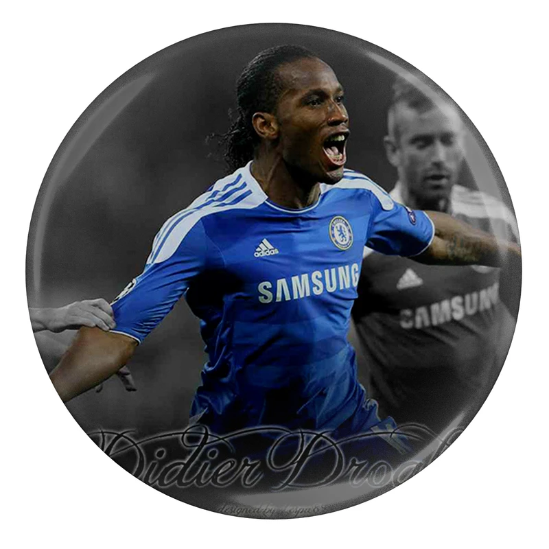 مگنت طرح فوتبال ساح عاج چلسی دیدیه دروگبا مدل S4712 