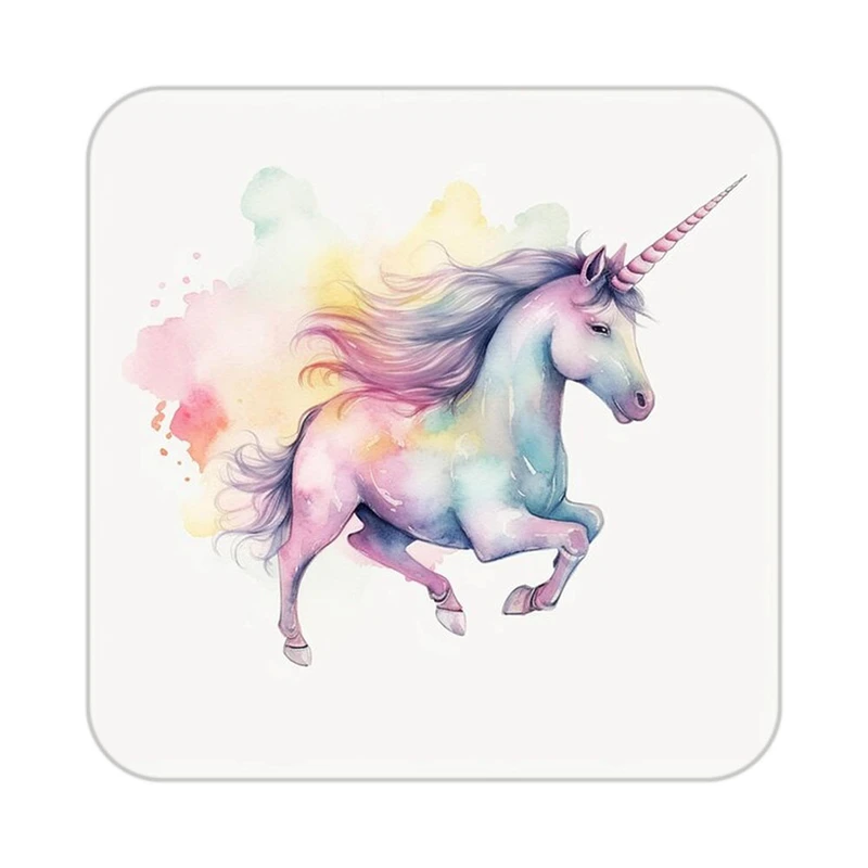 زیر لیوانی کاکتی طرح اسب تک شاخ و یونیکورن مدل mp29200