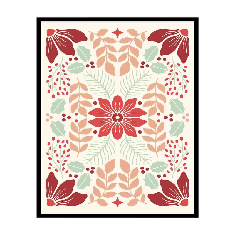 پوستر مدل الگوی گل