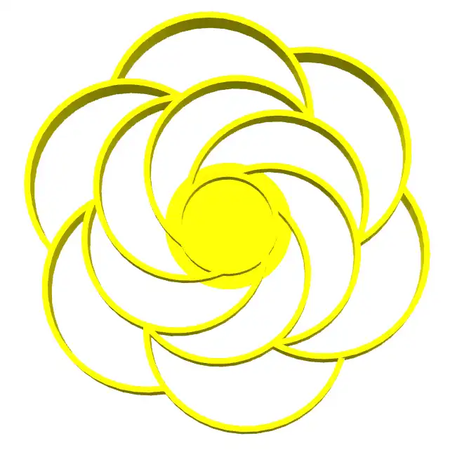 قالب شیرینی مدل سه بعدی نان برنجی طرح عشق کد 140