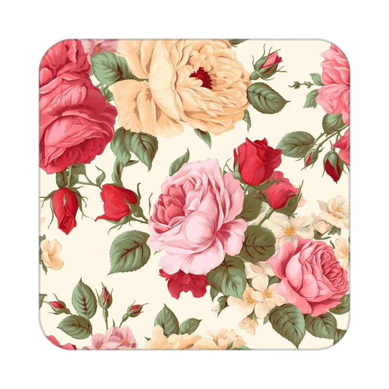 زیر لیوانی کاکتی طرح گل مدل mp16703