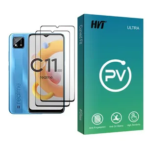 HVT PV Glass MIX002 Screen Protector For Realme C11 (2021) Pack Of 2