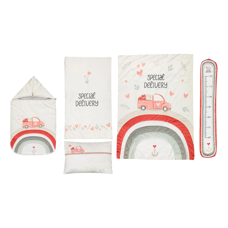 سرویس خواب 5 تکه کودک طرح قلب مدل Special Delivery