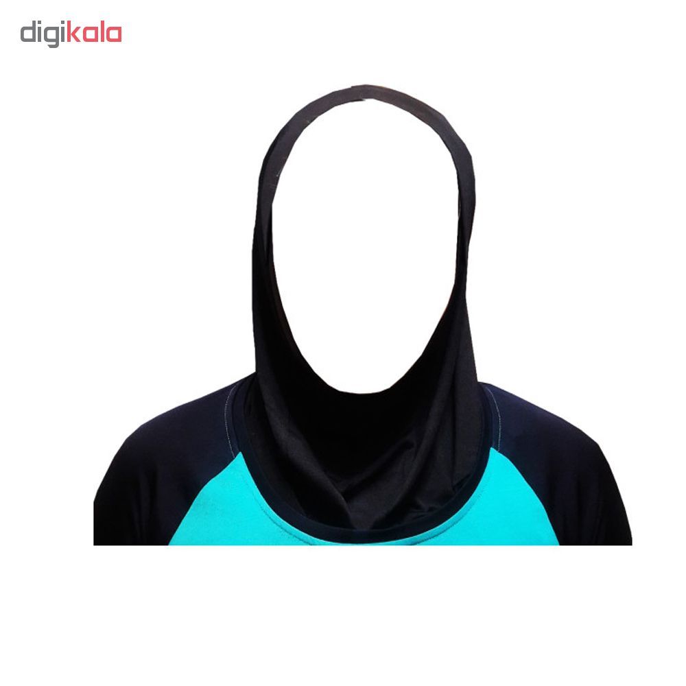 مقنعه ورزشی حجاب مدل V 1 تک سایز -  - 2