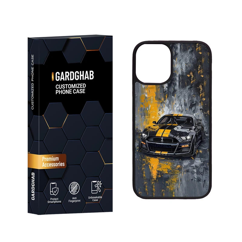 کاور گارد قاب مدل دور ژله ای پشت گلس پسرانه مناسب برای گوشی موبایل اپل iPhone 12 Mini