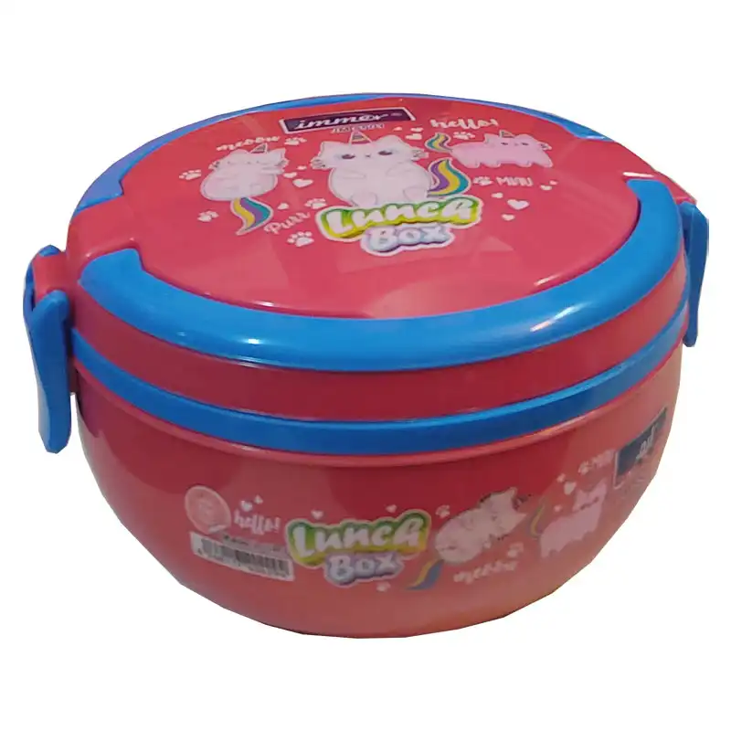 ظرف غذای کودک ایمر طرح گربه ها کد JM5501 مجموعه 4 عددی