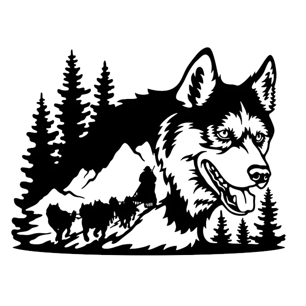 استیکر پارچه و لباس پاد آفرین طرح گرگ کد 3325