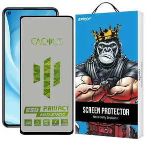 Epicoy Cactus-ESD-Privacy Screen Protector For Xiaomi Mi 11 Lite 5G / Mi 11 Lite / 12 Lite 5G / 11 Lite 5G NE